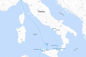 Anreise auf Sizilien