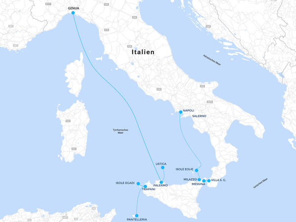 Mit Dem Schiff Von Genua Nach Sizilien Welche Anreisemöglichkeiten gibt es nach Sizilien?
